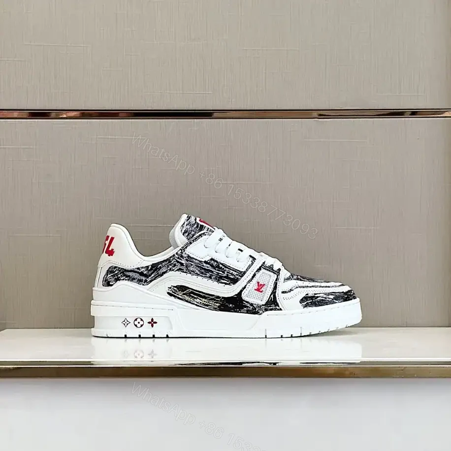 View 2 of LOUIS VUITTON TRAINER SNEAKERS IN BLACK AND WHITE – LSVT343