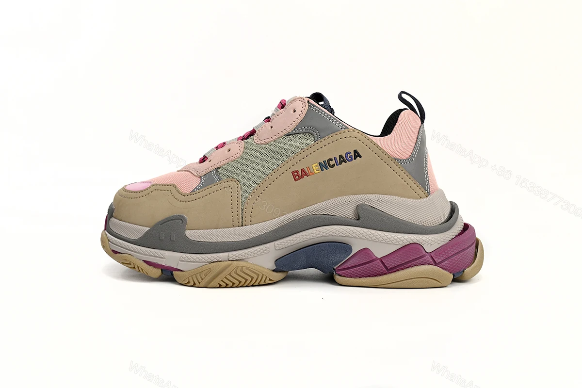 View 9 of Balenciaga Triple S Grey Pink 490672 W09O5 1036