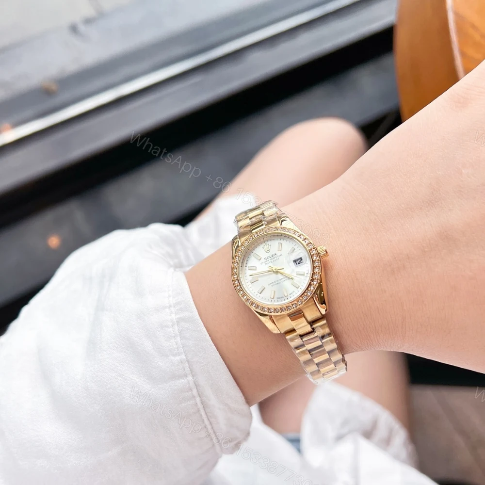 View 3 of Rolex Lady Datejust White Dial Yellow Gold 28Mm