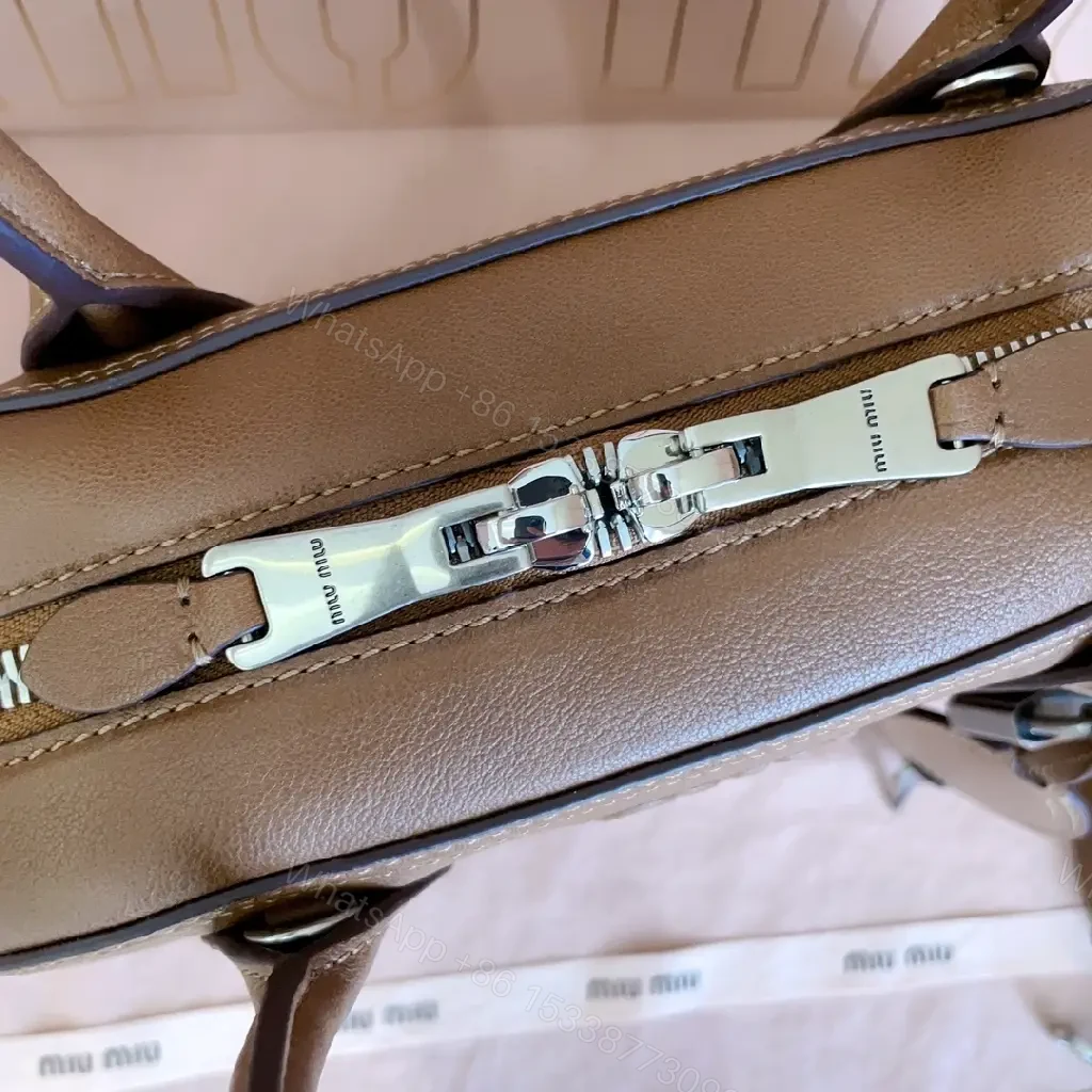 View 8 of Caramel Leather Satchel: Structured, Minimal Branding, All‐Day Essential