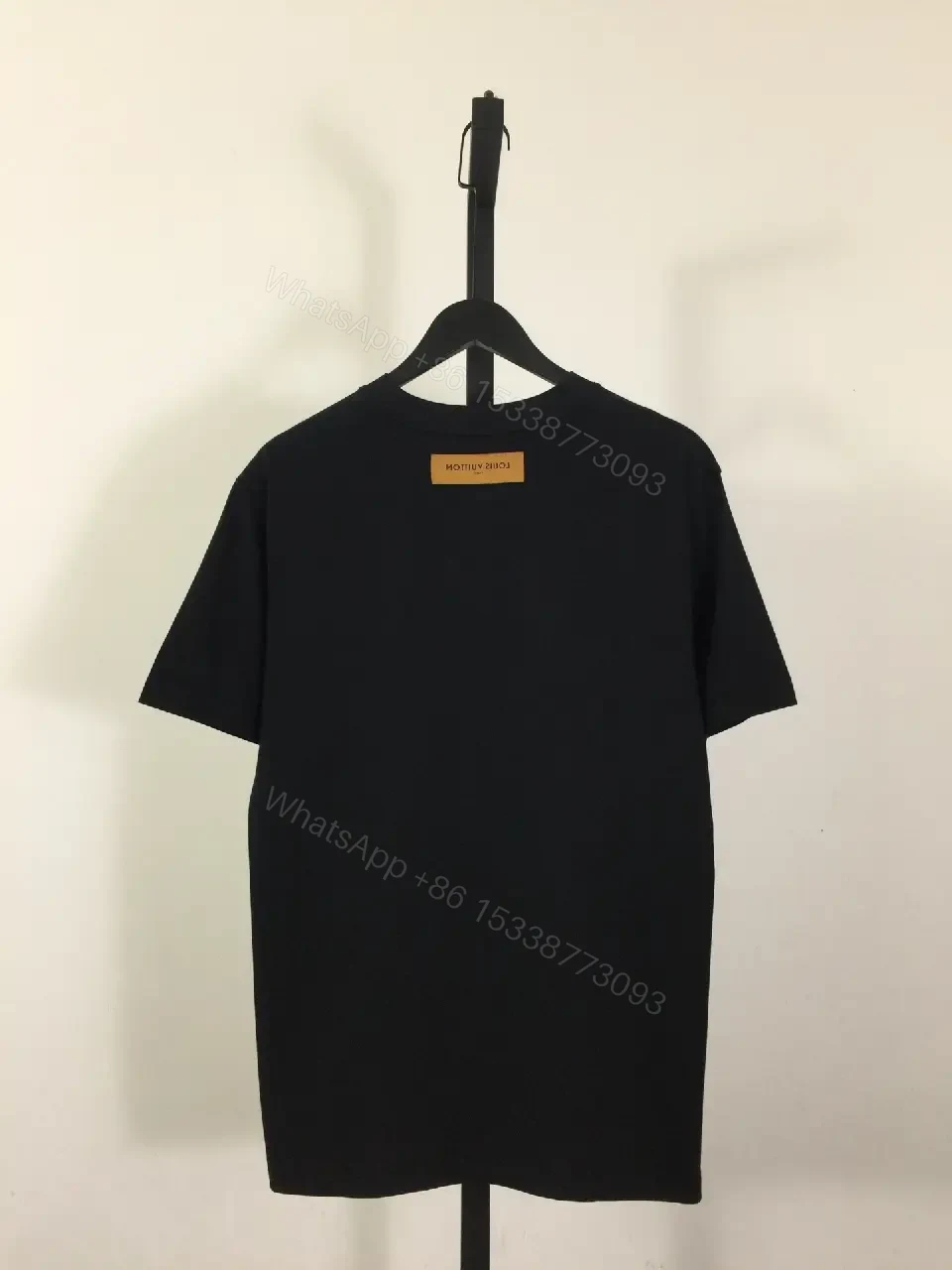 View 8 of Minimalist Black Cotton Tee + LV Monogram + Premium Everyday Wear