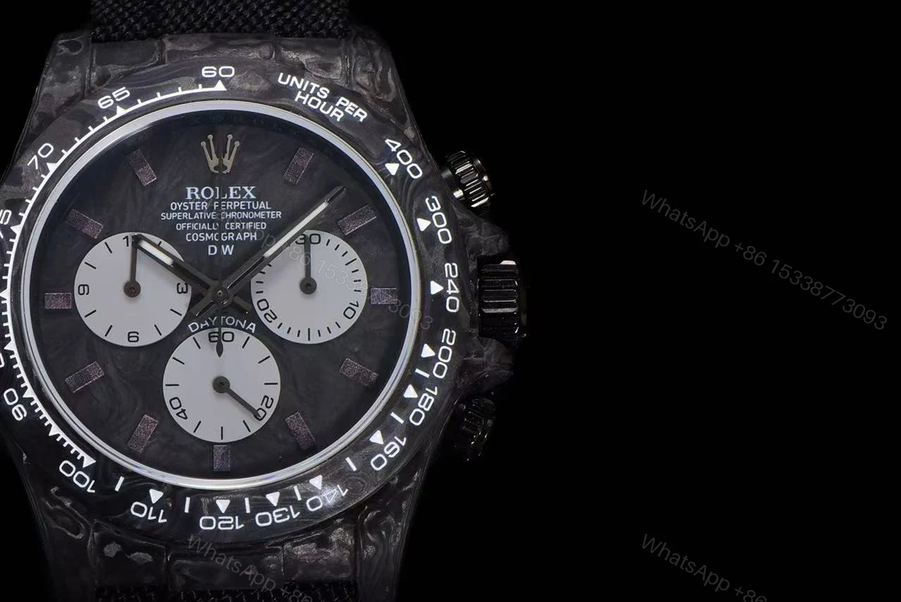 View 14 of Replica DiW Rolex Cosmograph Daytona Paul Newman Black
