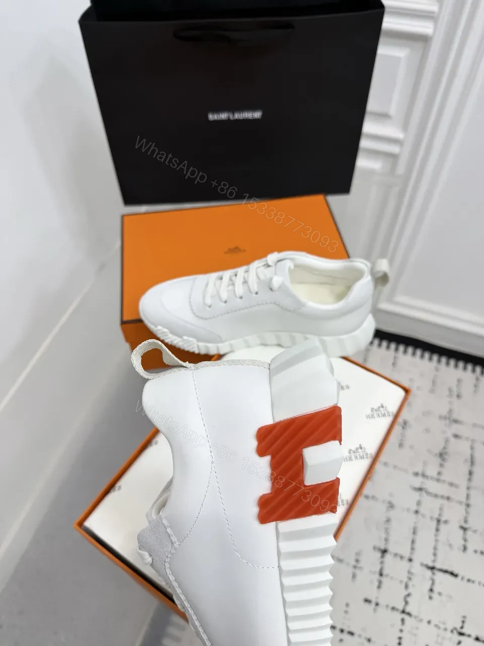 View 9 of Casual Luxe Runner: Modern Texture, Bold Detail Sneaker
