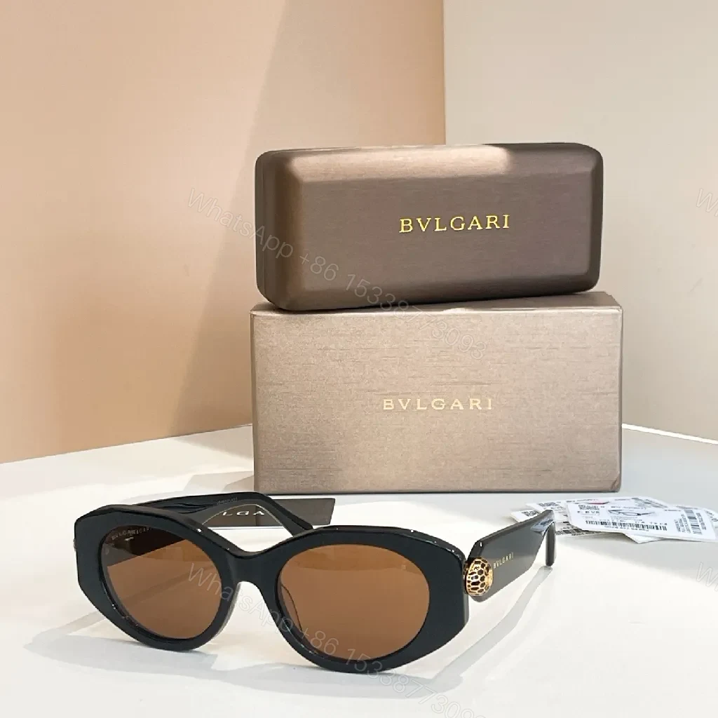 View 5 of Oversized Black Acetate Sunglasses with Gold Accents, Polarized UV400