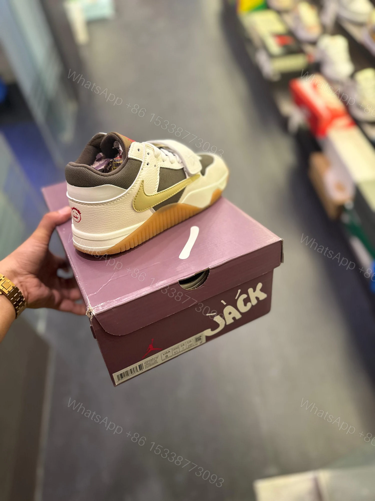View 9 of FIRST COPY AIR JORDAN JUMPMAN JACK TR TRAVIS SCOTT