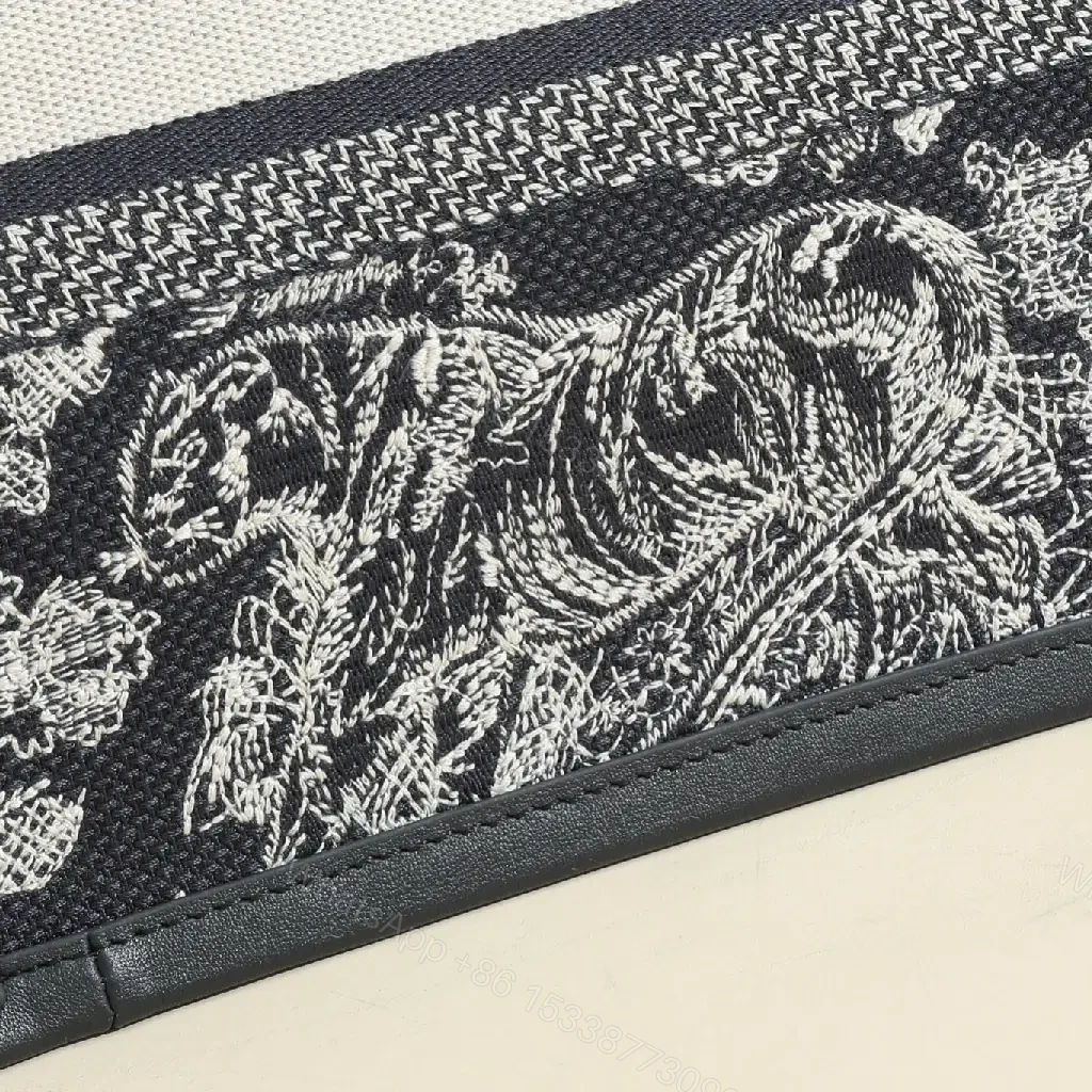 View 8 of Glam Textured Tote: Dior-Inspired Luxury, Everyday Signature Bag