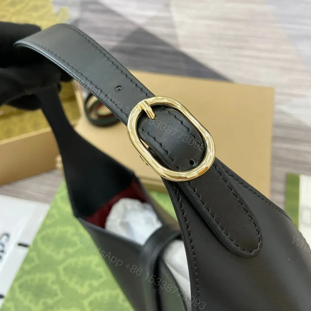 View 3 of JACKIE MEDIUM SHOULDER BAG 35 IN BLACK GOLD HARDWARE