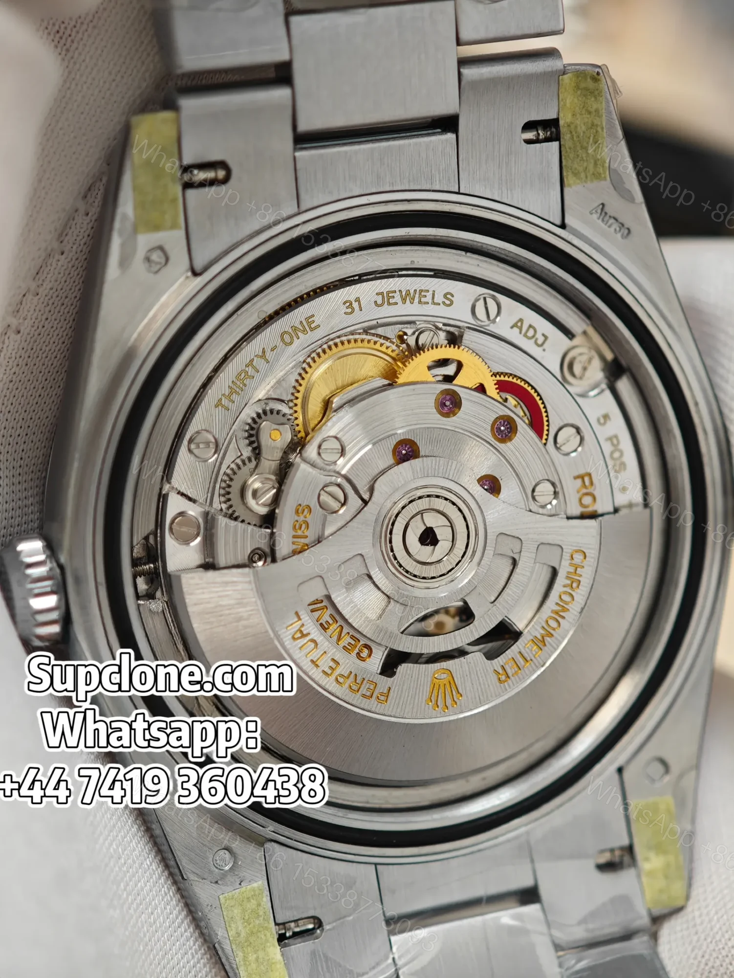 View 9 of Rolex Day-Date 40mm Ice Blue Roman Dial – Super Clone 1:1 Cal. 3255