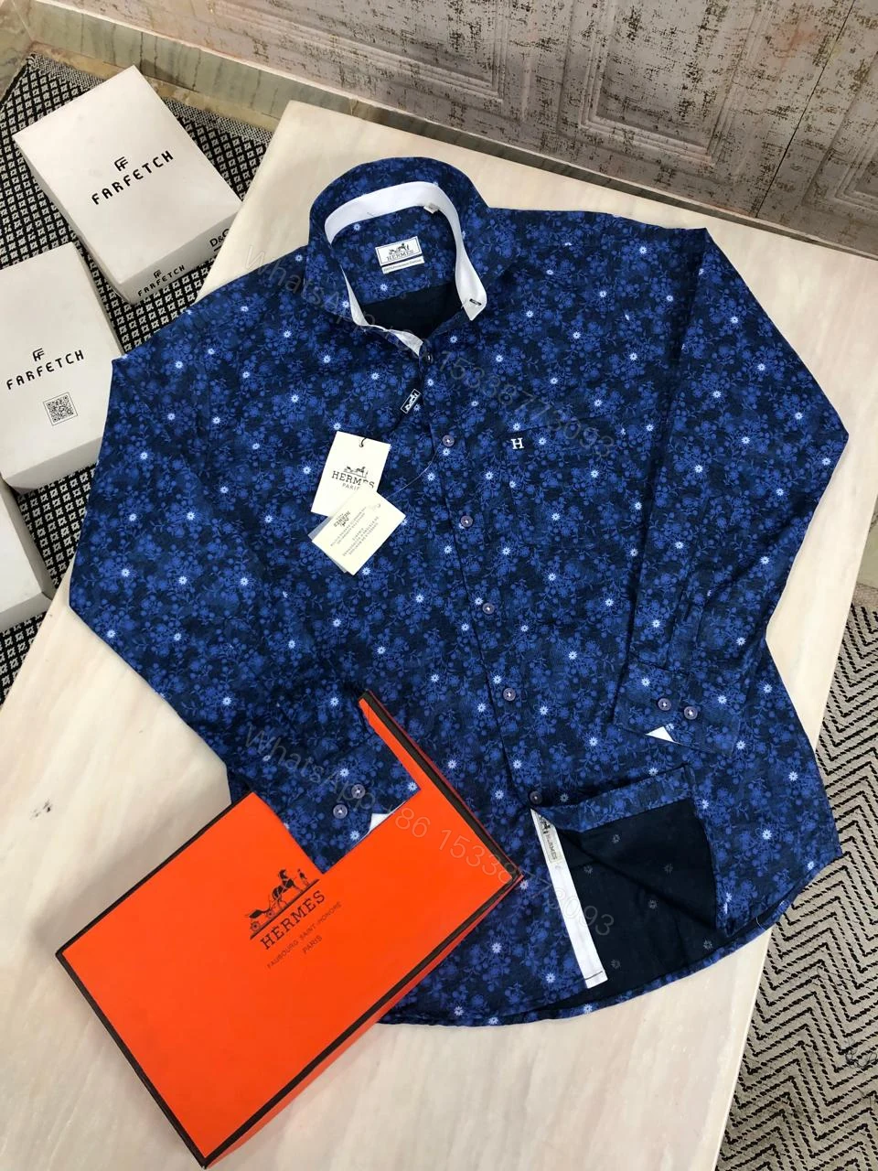 View 3 of FIRST COPY Hermes Exclusive Cotton Shirts