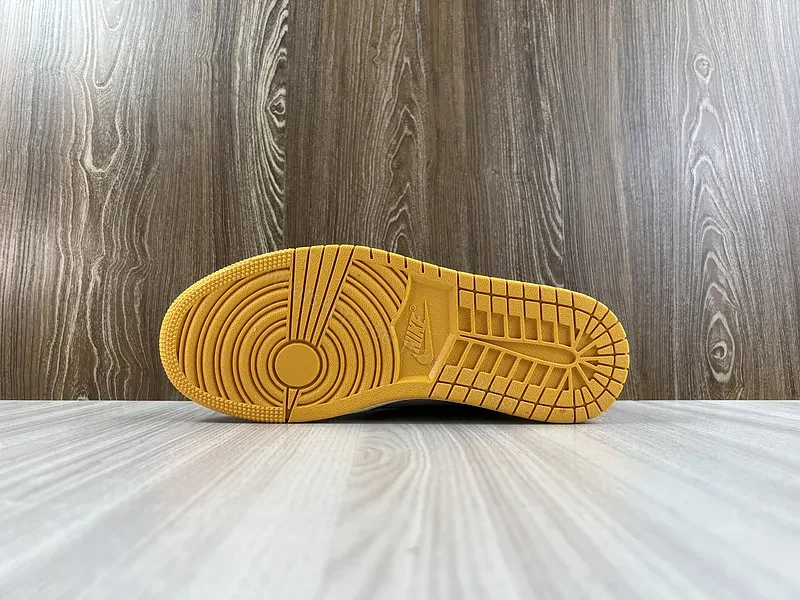 View 4 of Bold Contrast Paneling Air Jordan-Inspired Sneakers