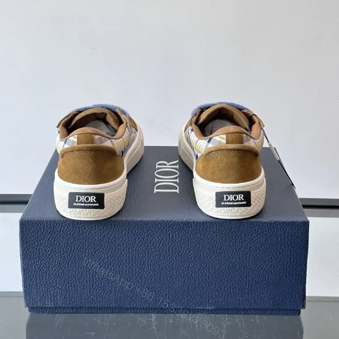 View 5 of DIOR B33 SPIN SNEAKERS IN BROWN – CD219