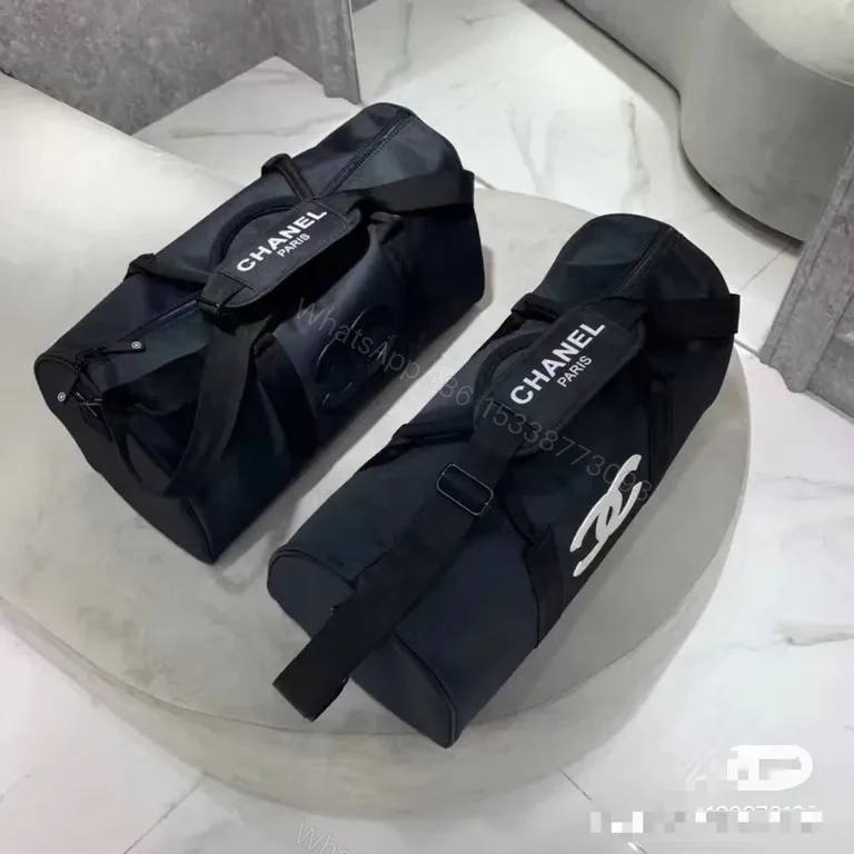 View 7 of Lightweight Chanel-Style Duffel: Luxe Travel Carryall