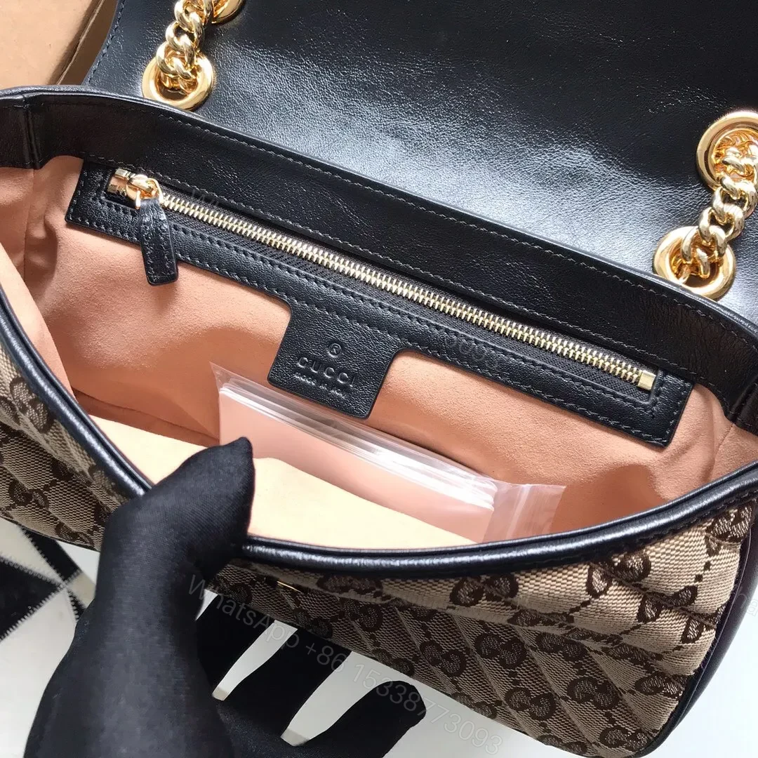 View 9 of Gucci GG Marmont GG Shoulder Bag Small