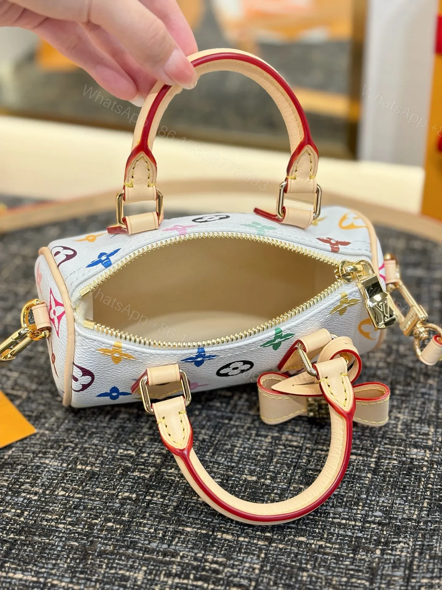View 5 of Louis Vuitton X Takashi Murakami Nano Speedy Bag