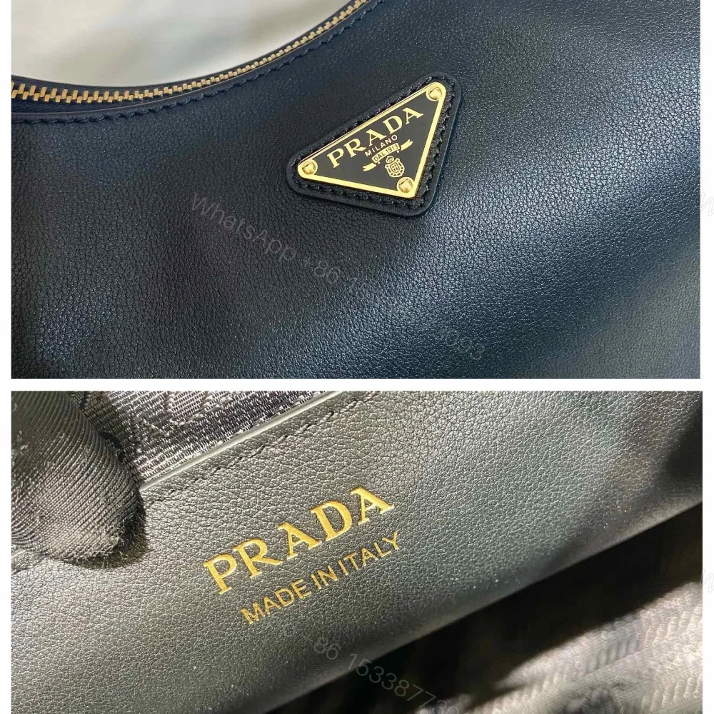 View 9 of 高仿Prada*Moon手袋系列1BC212大號黑色免檢版