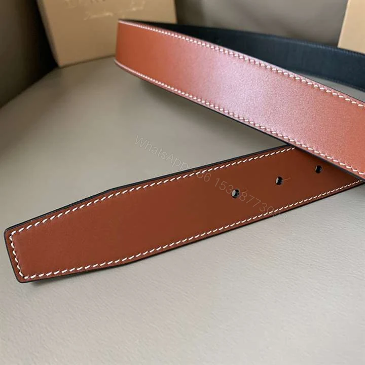 View 9 of BURBERRY MONOGRAM MOTIF BUCKLE BELT – B32