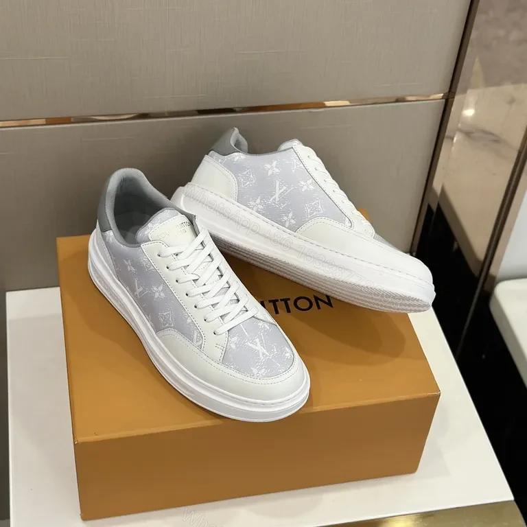 View 8 of Chic White Texture Sneakers: Premium Casual Luxe High-Top