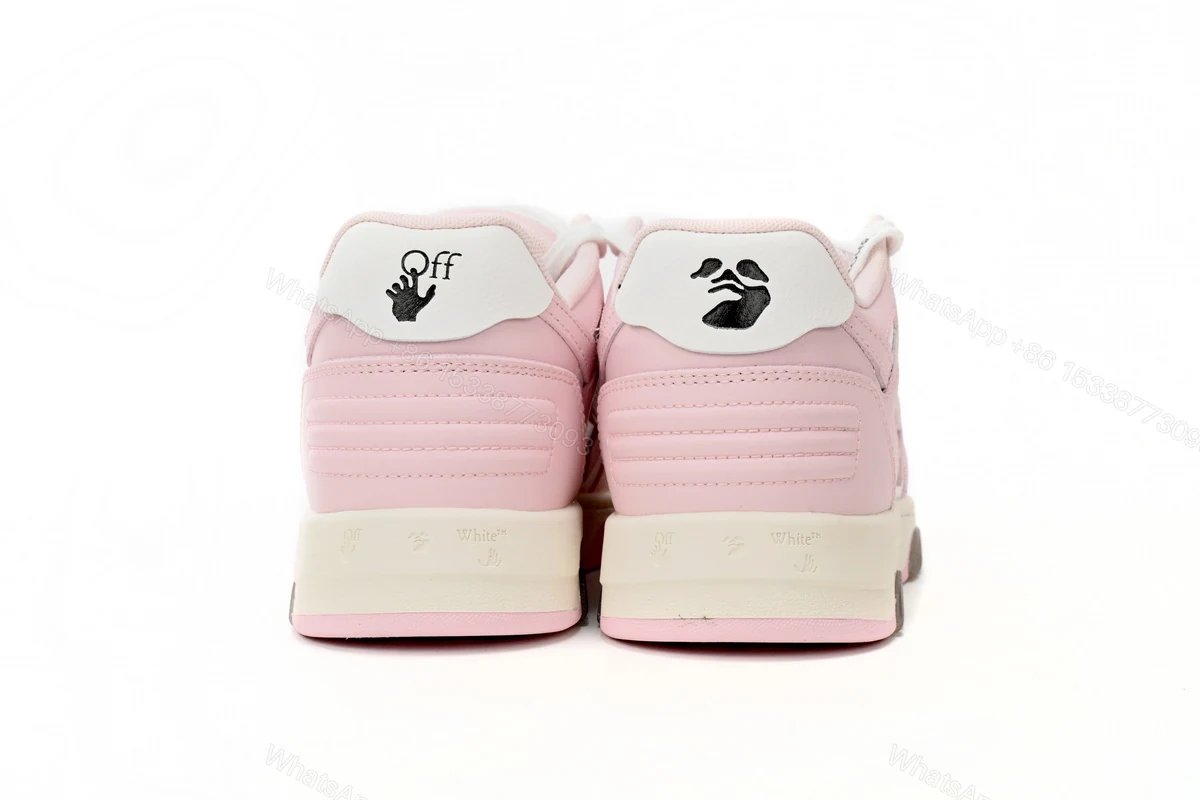 View 5 of OFF-WHITE Out Of Office OOO Low Tops White Light Pink OWIA259F21LEA0010130