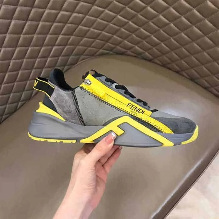 View 2 of FENDI CHUNKY LACE-UP TRAINERS – FD21