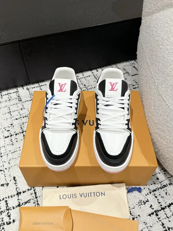 Bold LV Pink Contrast High-Tops for All-Day Comfort — view 1