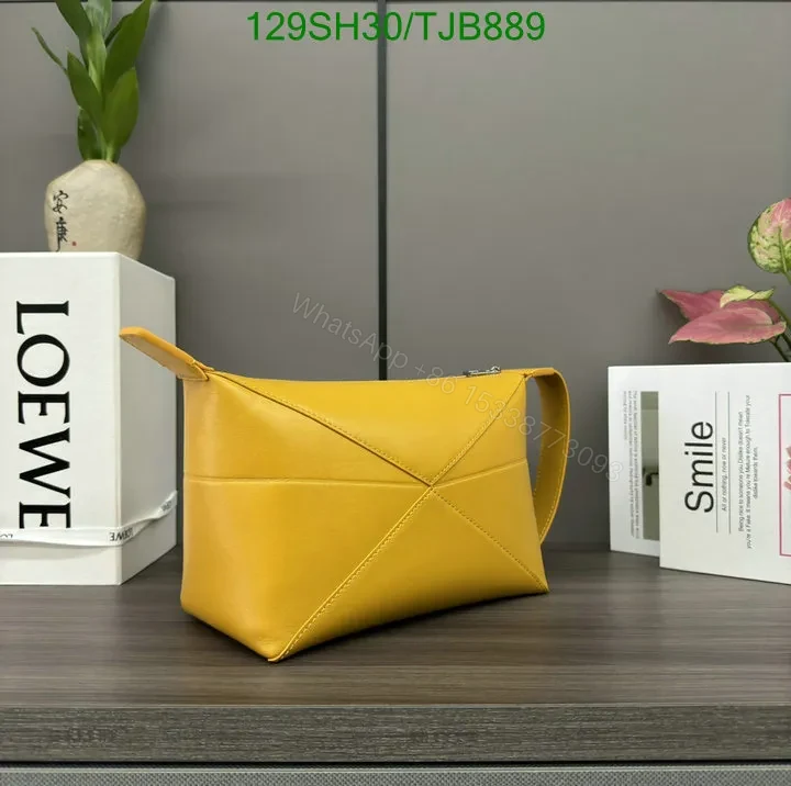 View 17 of Loewe Blue Wash Bag featuring Shiny Calfskin VD403