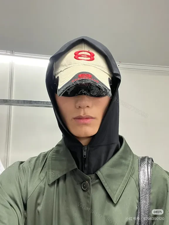View 4 of Balenciaga-Inspired Cap: Signature Logo, Everyday Luxury Cap