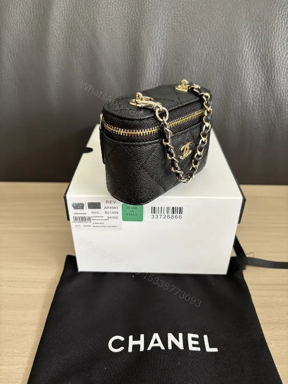 View 9 of Compact Quilted Chain-Linked Flap Bag: Luxe Mini Crossbody
