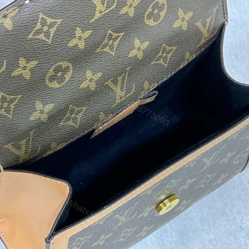 View 7 of Louis Vuitton Dauphine Capitale Bag Brown 21Cm M46751