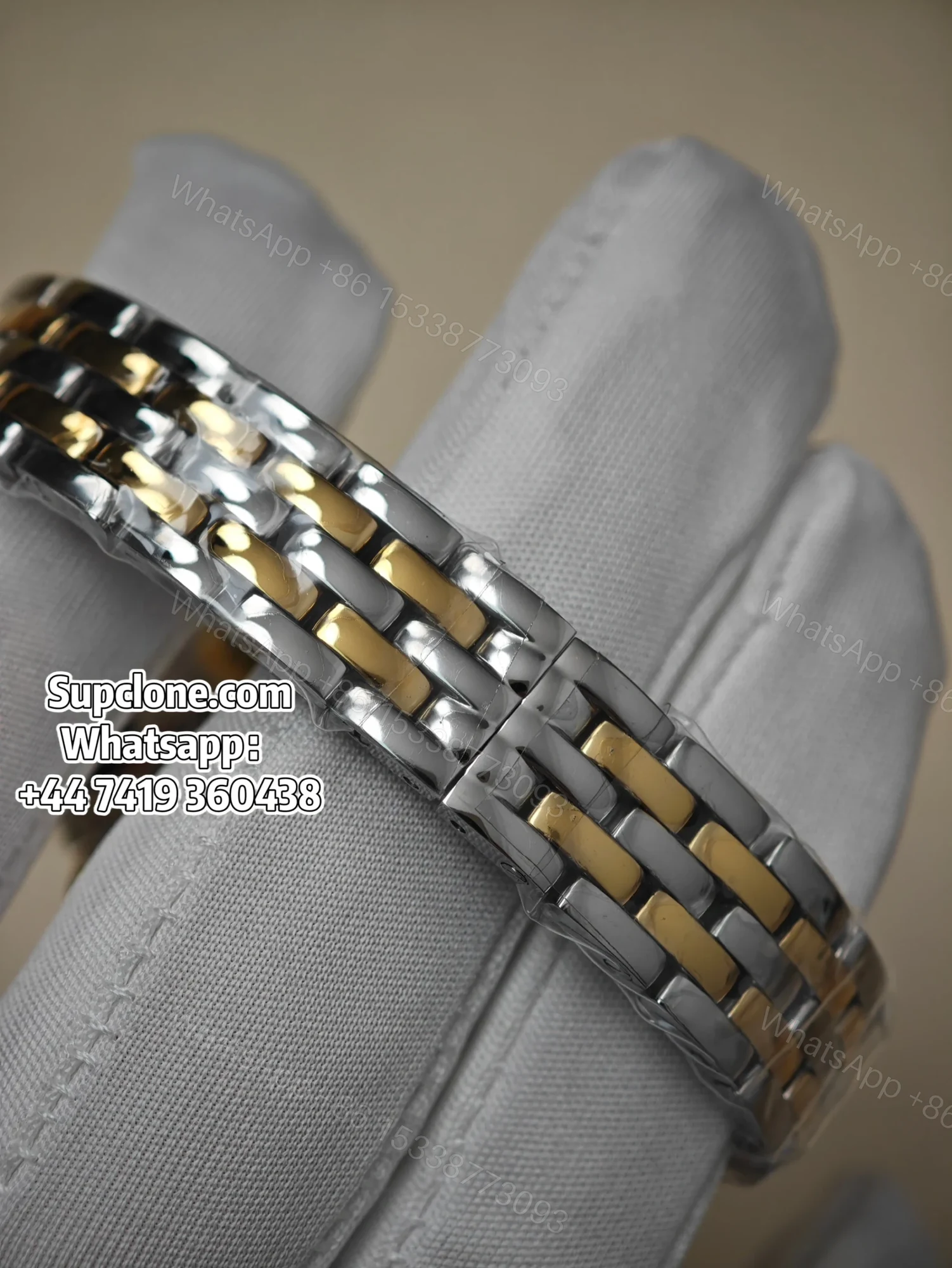 View 7 of Cartier Super Clone Watches 1:1 Panthere W3PN0007 Two Tone Diamond