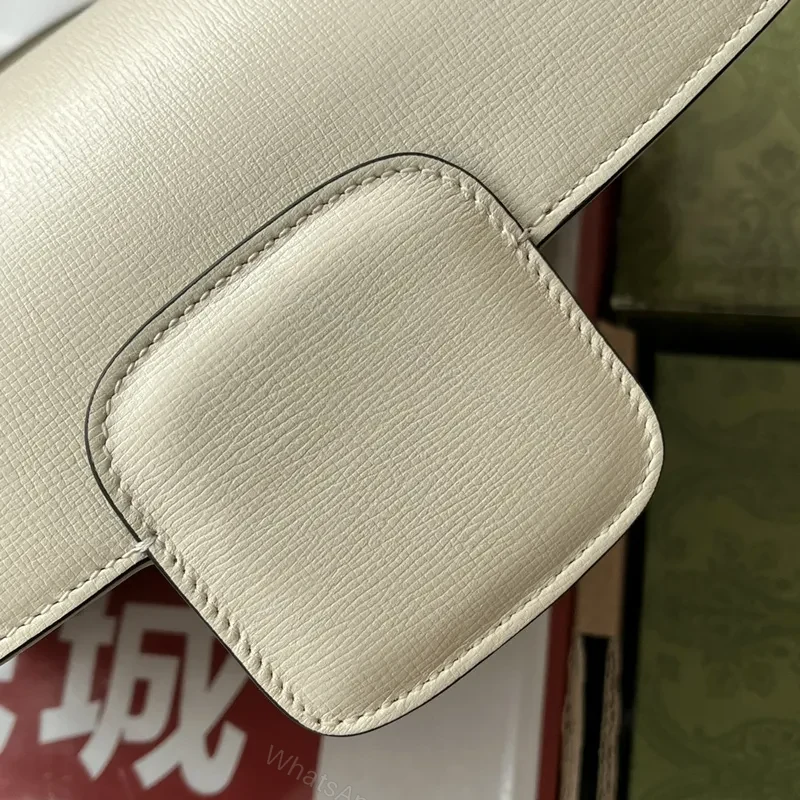 View 8 of Gucci Horsebit 1955 crystals small shoulder bag
