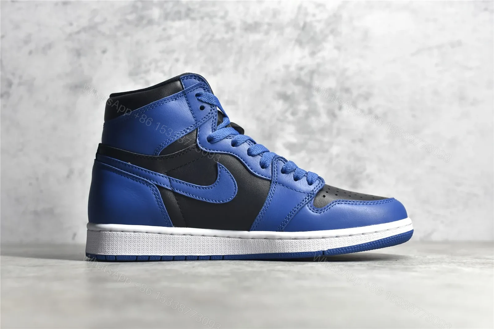 View 3 of Air Jordan 1 Retro High OG Dark Marina Blue Reps