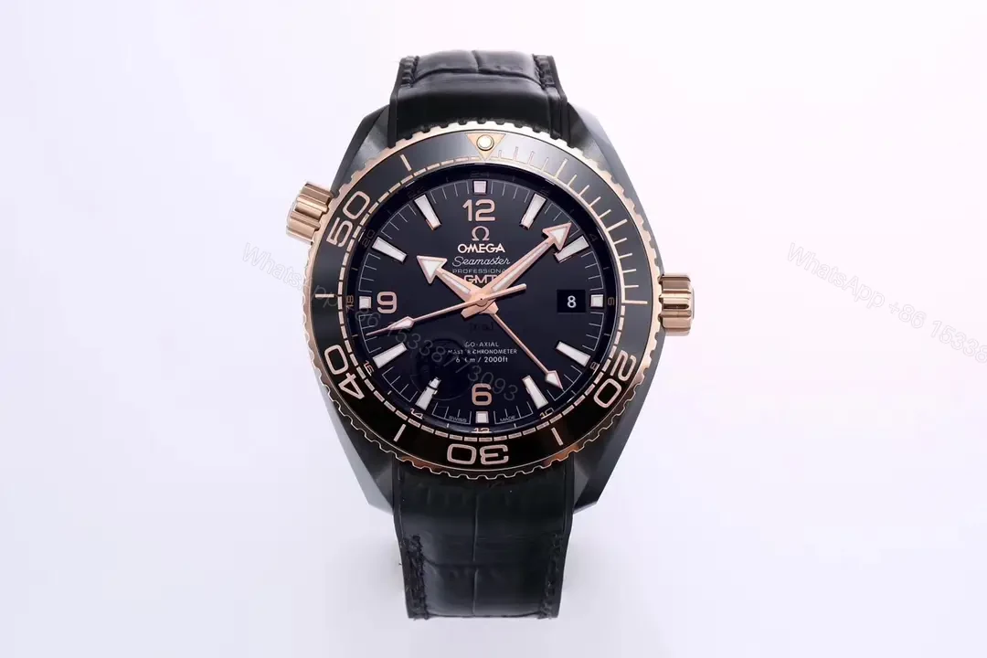 View 2 of Omega Seamaster Diver 300M Master Co-Axial 43 Stainless Steel Sedna Gold Black Dial&Rubber 210.22.42.20.01.002