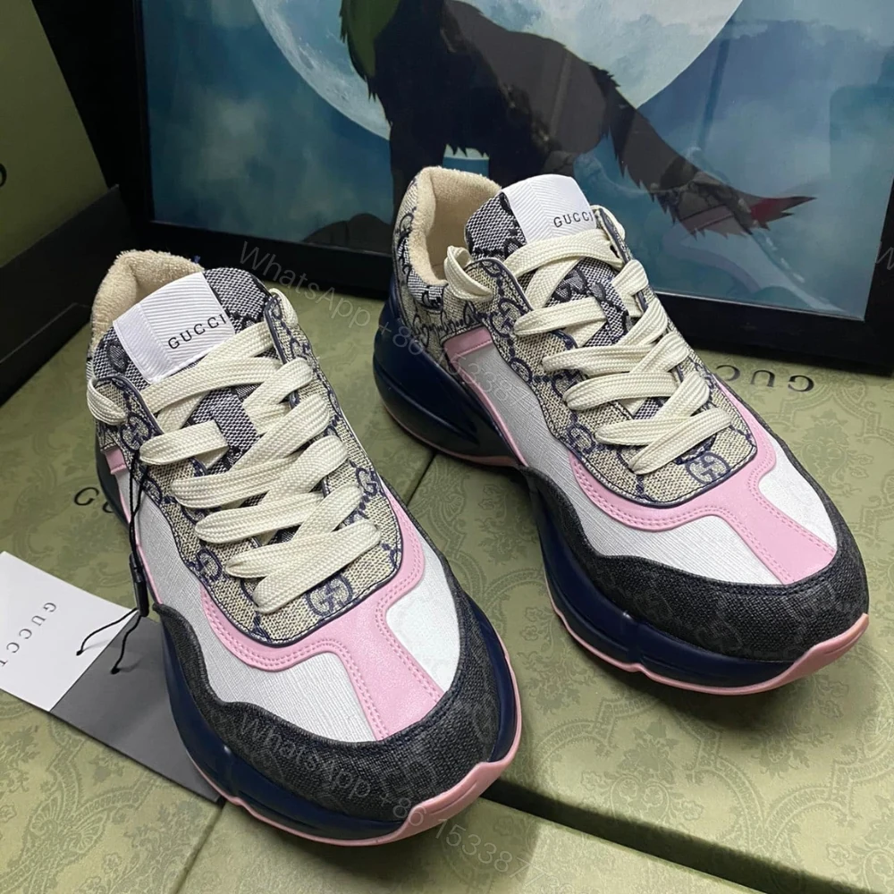 View 2 of Gucci Women’S GG Rhyton Sneaker 692902 UIQ30 1061