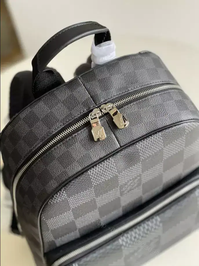 View 7 of LOUIS VUITTON CAMPUS BACKPACK DAMIER GRAPHITE CANVAS – LBV385