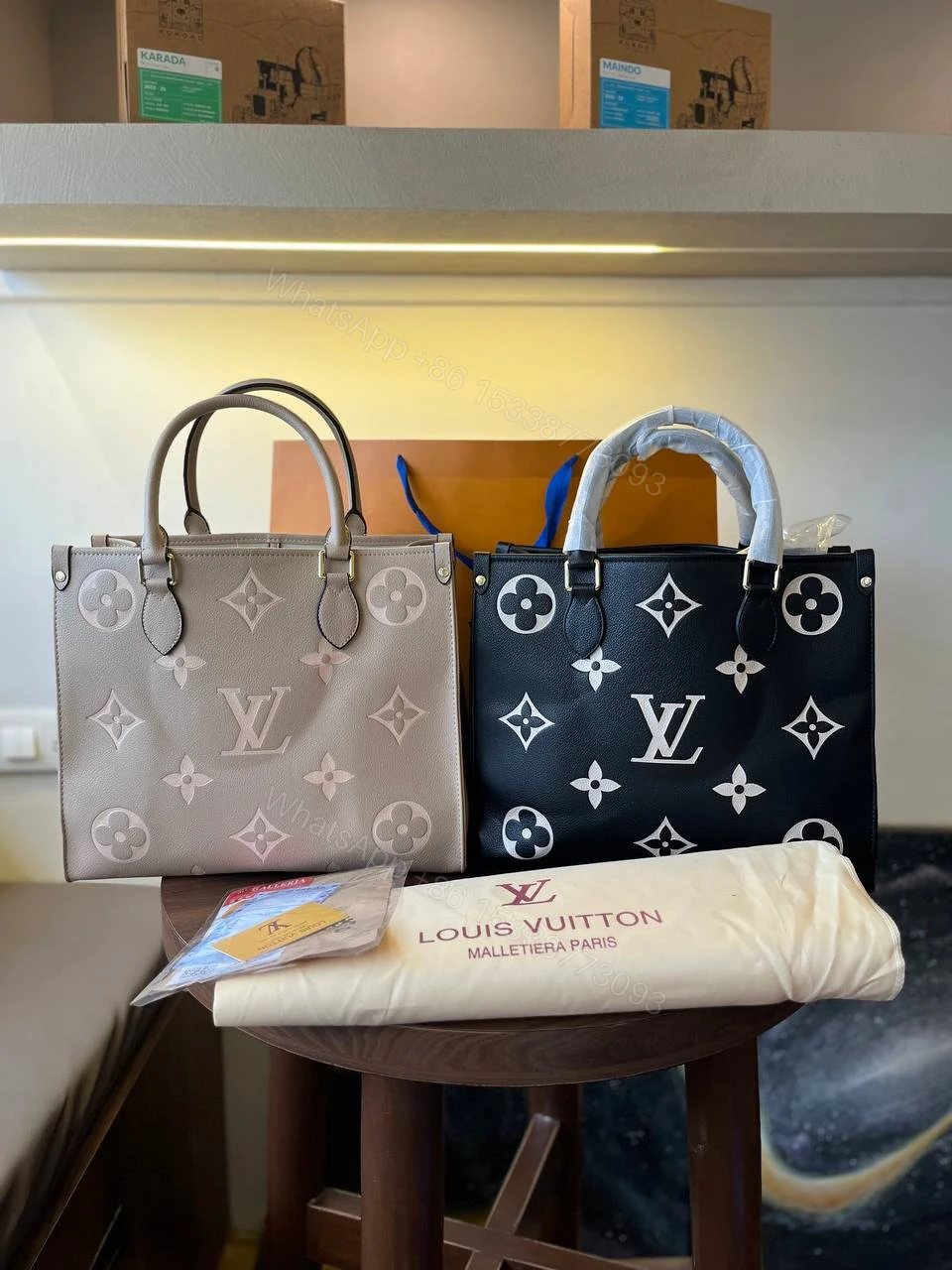 View 5 of FIRST COPY LOUIS VUITTON LV BICOLOR HANDBAG