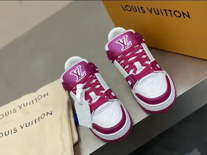 View 2 of LOUIS VUITTON TRAINER SNEAKERS IN WHITE FUCHSIA – LSVT378