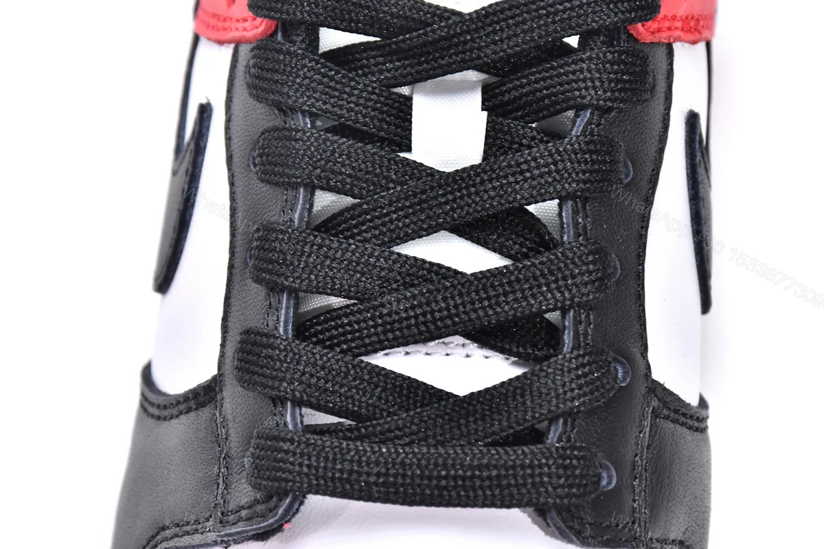 View 7 of Nike Dunk Low Black Red DO7412-221