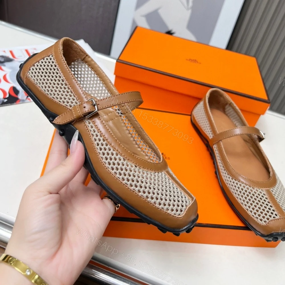 View 3 of HERMES KICHU BALLET FLATS BEIGE LIN H251170Z 7K380