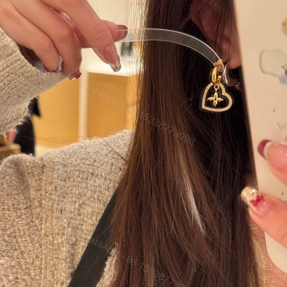 View 7 of MY LV HEART EARRINGS