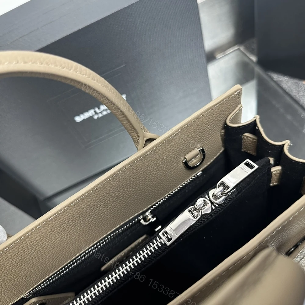 View 6 of Saint Laurent Sac De Jour Baby In Grained Beige 26Cm