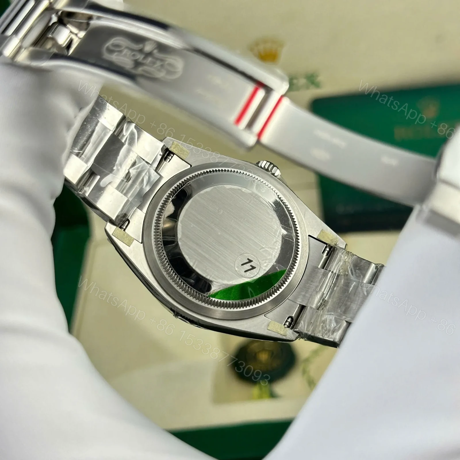 View 4 of Rolex Datejust Rhodium Dial 126300 “Wimbledon” Oyster 41 mm