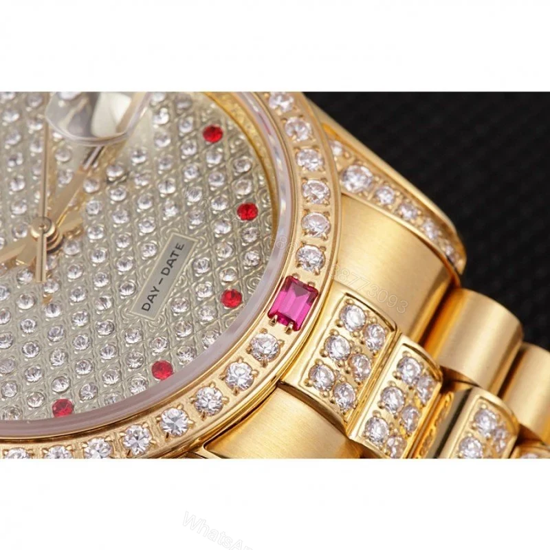 View 10 of Superclone Rolex Day-Date Diamond Dial 621614 37 mm