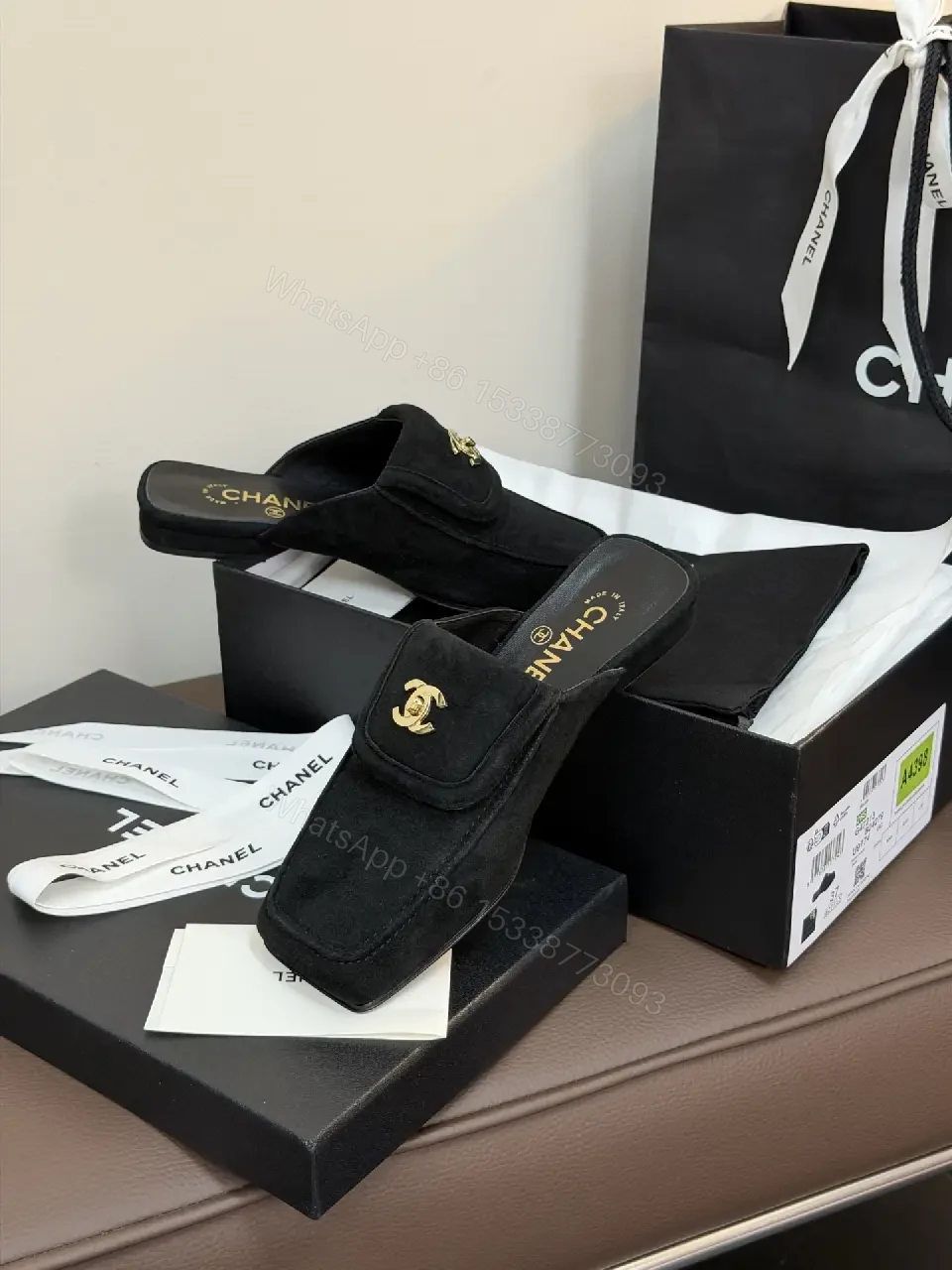 View 2 of Chic Black Mules: Minimal Luxe, All-Day Comfort, Slip-On