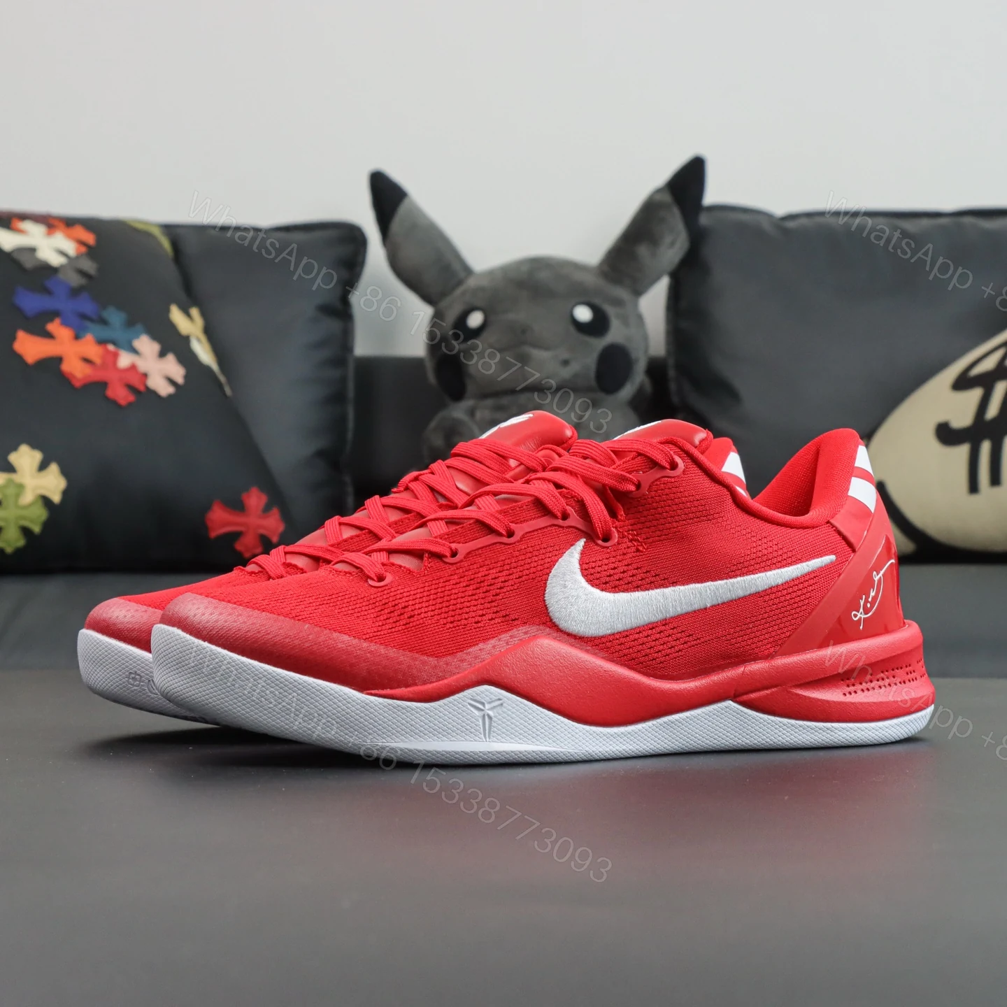 View 8 of Kobe 8 Protro “University Red” Reps