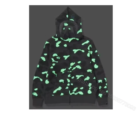 BAPE City Camo Shark Full Zip Hoodie (SS24) — view 2