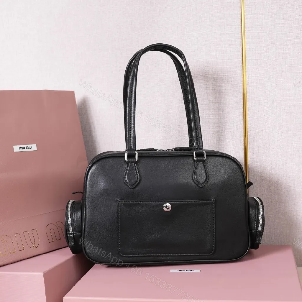 View 7 of Compact Black Leather Satchel: Sophisticated Everyday Carrier
