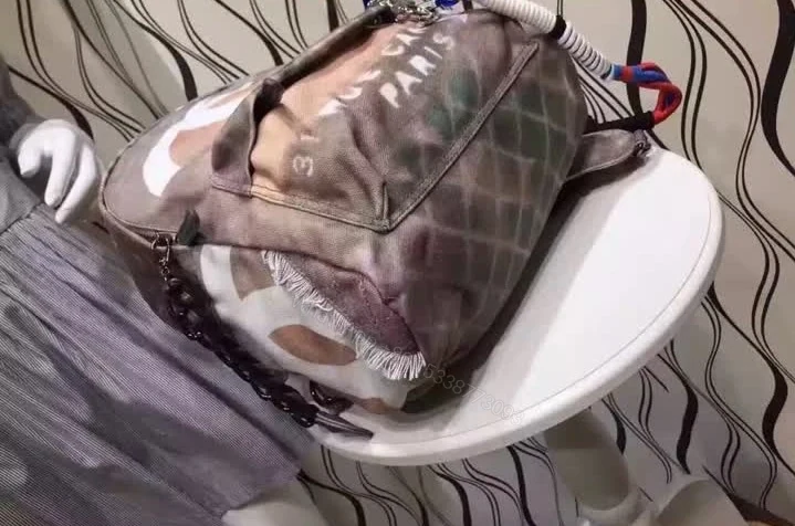 View 11 of Chanel Replica Graffiti Art School Backpack