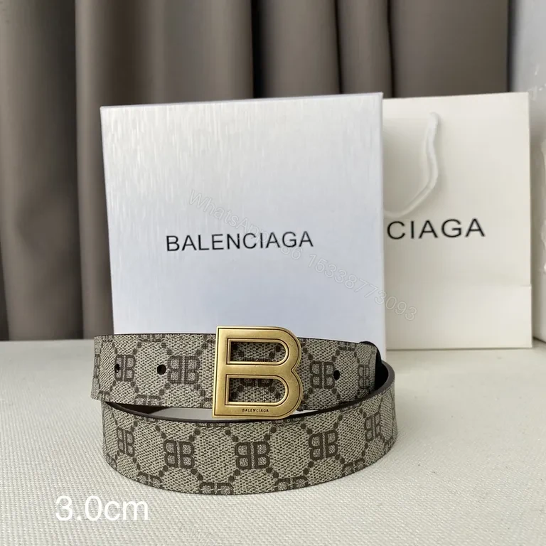 Bold Monogram Belt: Gold Buckle, Canvas, Luxe Casual — view 1