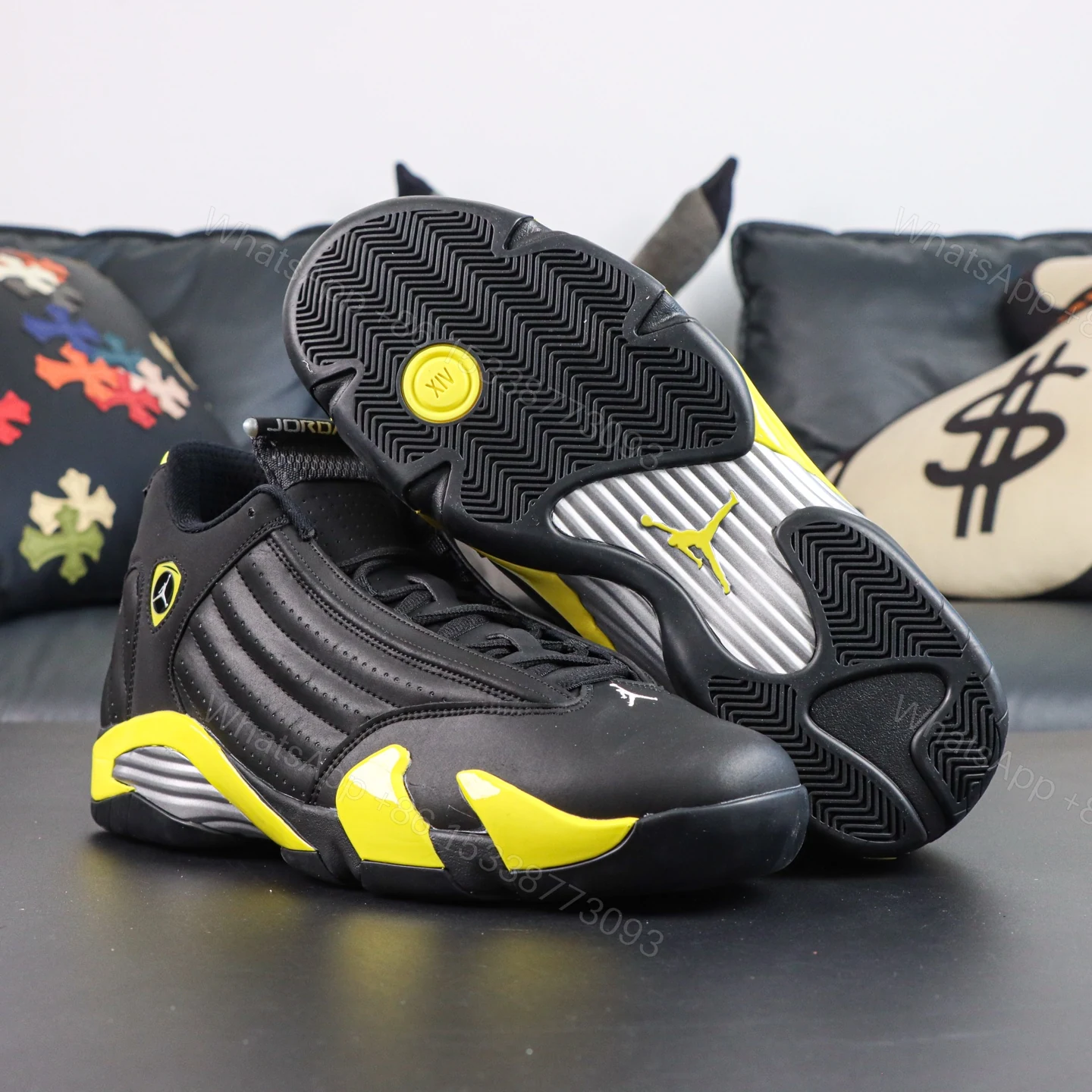 View 3 of Air Jordan 14 Retro Thunder