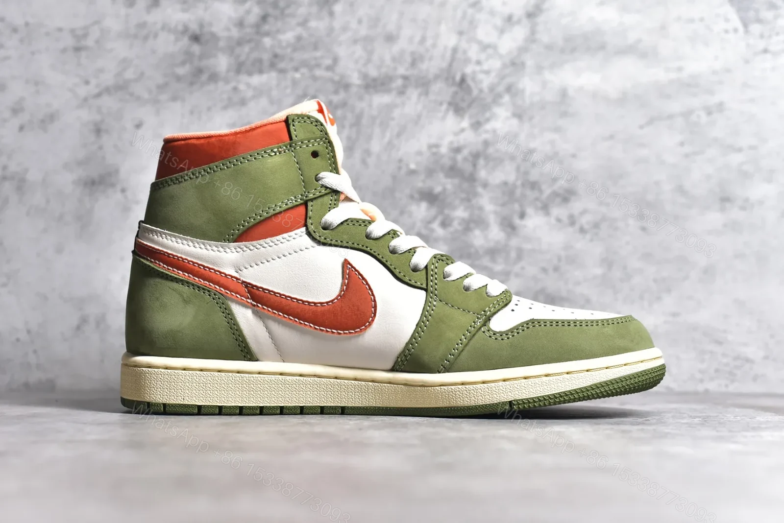 View 6 of Air Jordan 1 Retro High Celadon Reps